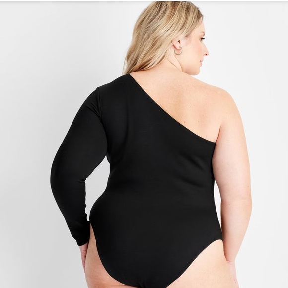 Target Women’s One-Shoulder Black bodysuit - Picture 2 of 2